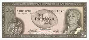 Discontinuance of the <b>½ Pa’anga</b> note