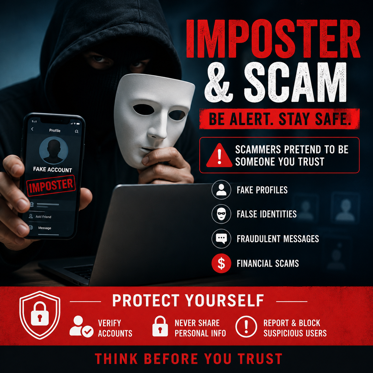 Public Notice: Public Warning on Facebook Page Imposter and Scams